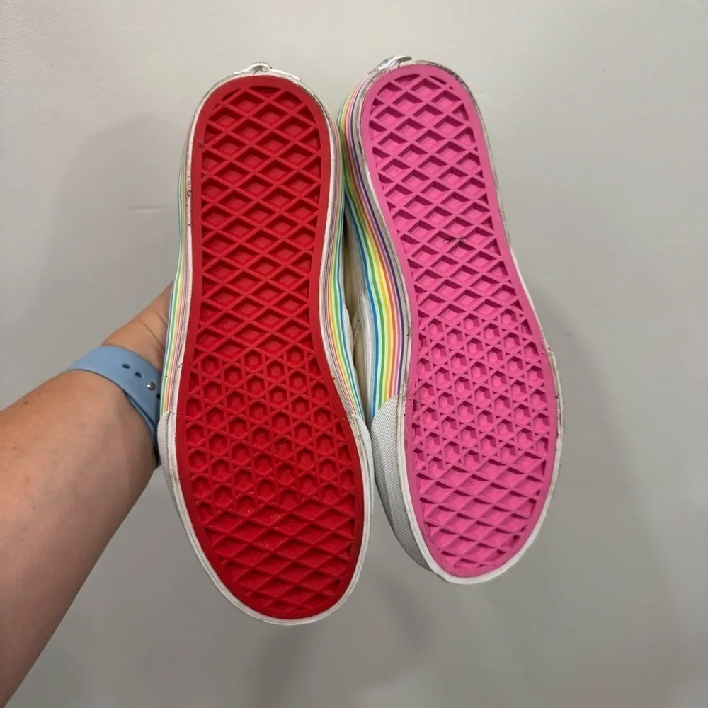 Vans Classic Slip On Flour Shop Unicorn Shoe Sneaker Big Kids 3.5